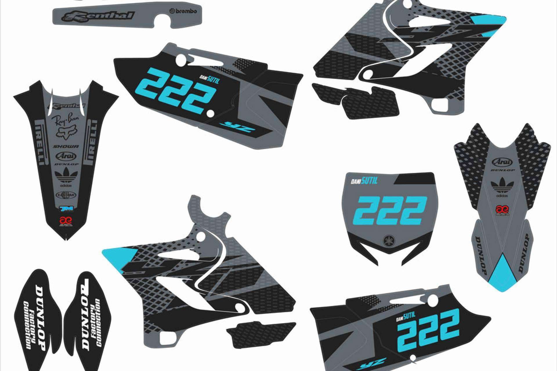 Personalización de motos con los productos de ADHESIVOSEMBARRADOS
