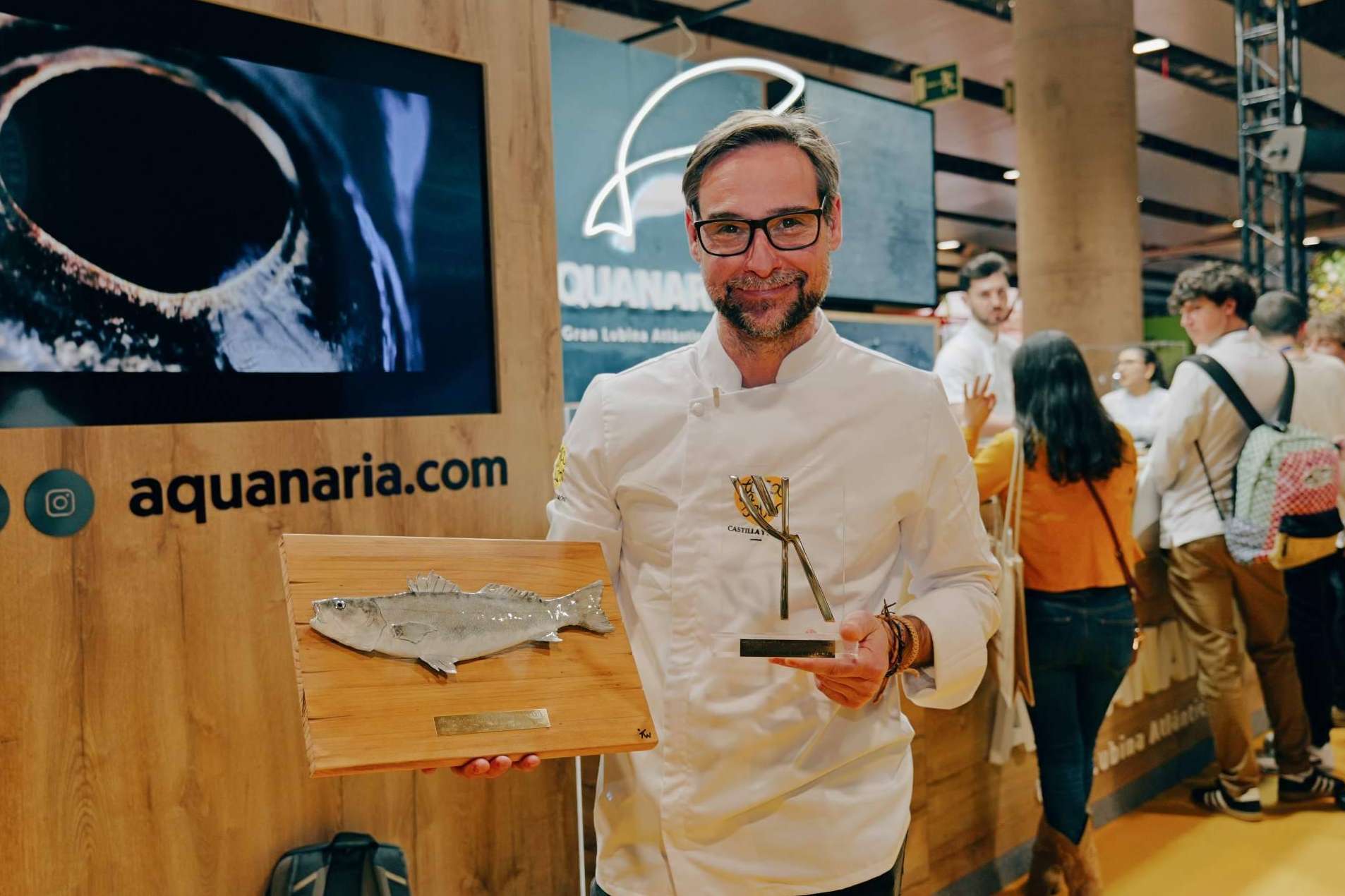 El chef Miguel Ángel de la Cruz ganador del Premio Revelación Sostenibilidad Madrid Fusión Aquanaria
