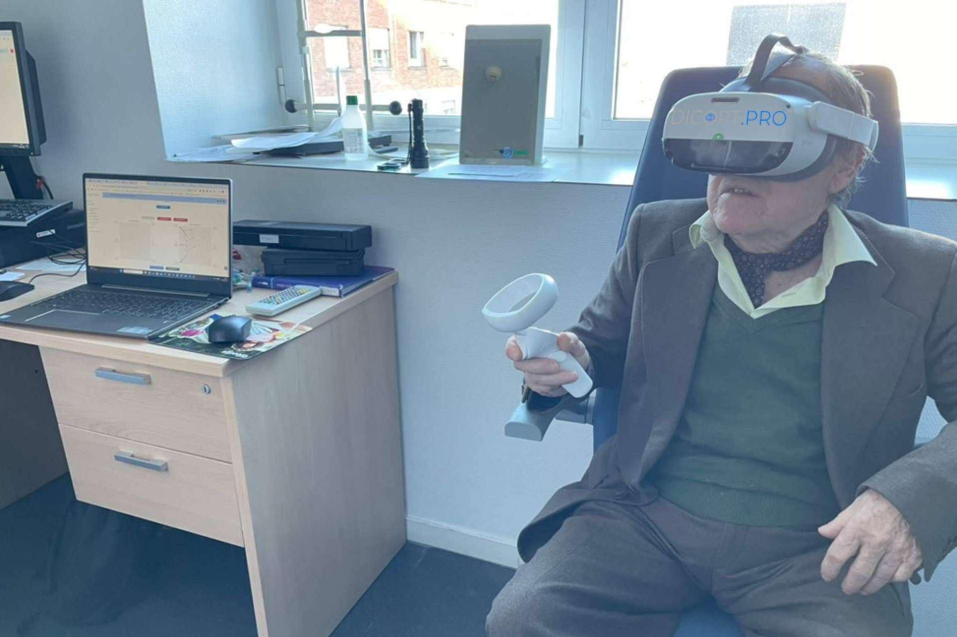 Realidad virtual para proteger la vista; el estudio de la UCM que valida Dicopt Pro