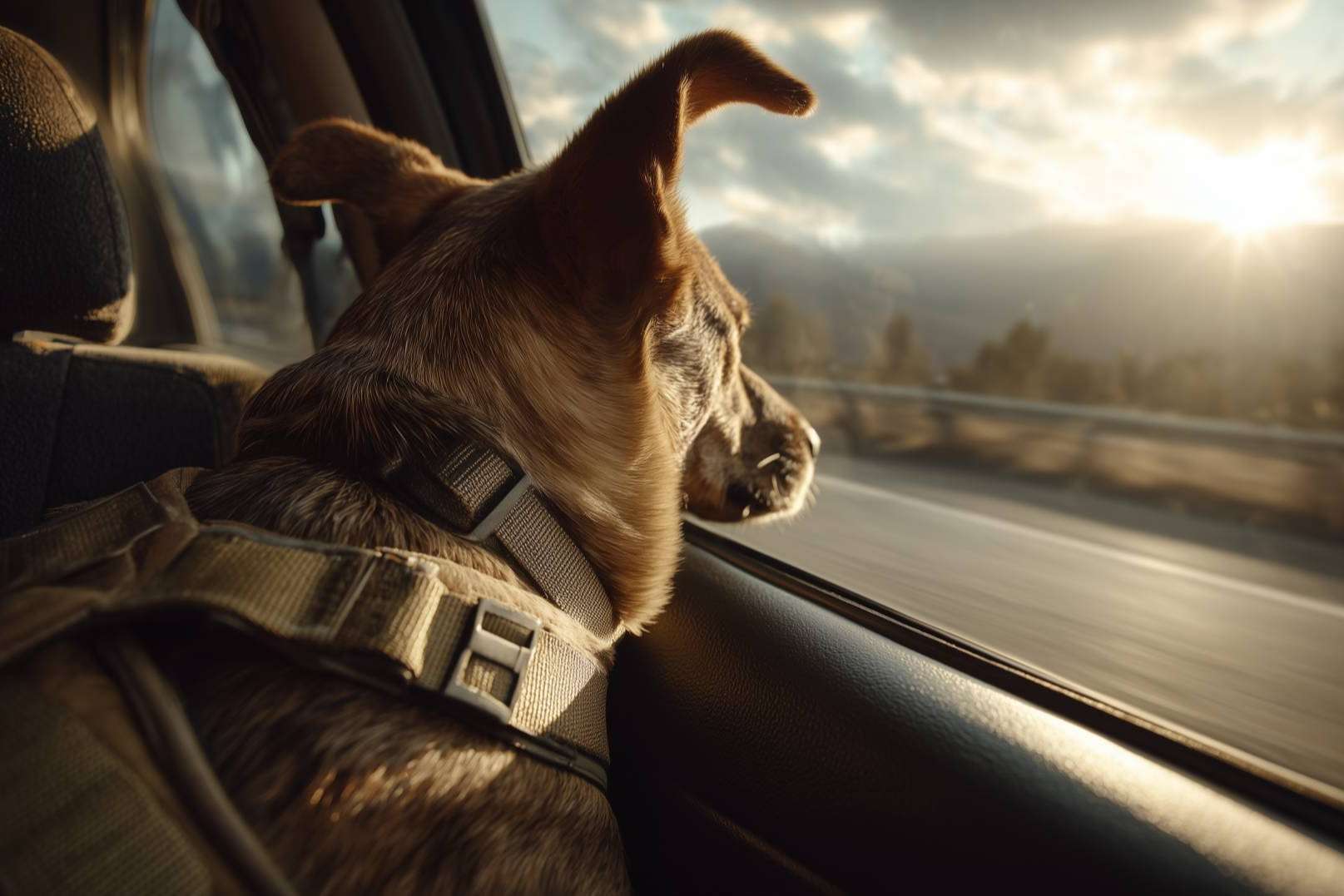Viajar con perro en verano 2025; claves de la normativa DGT y de los sistemas más seguros