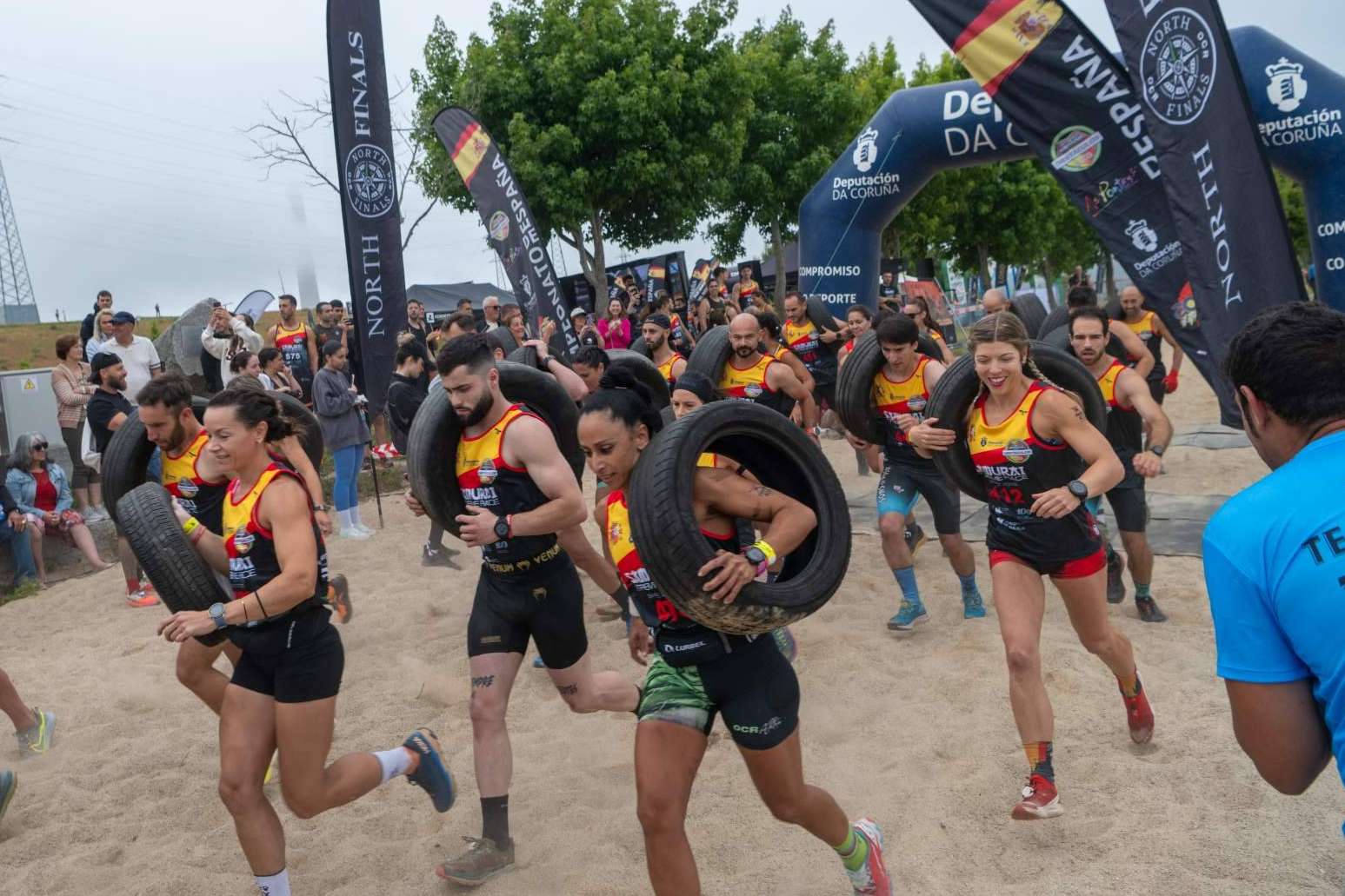 Edu Esteban y Jessica Velasco se proclaman Campeones de España en la Samurai Xtreme Race de As Pontes de García Rodríguez