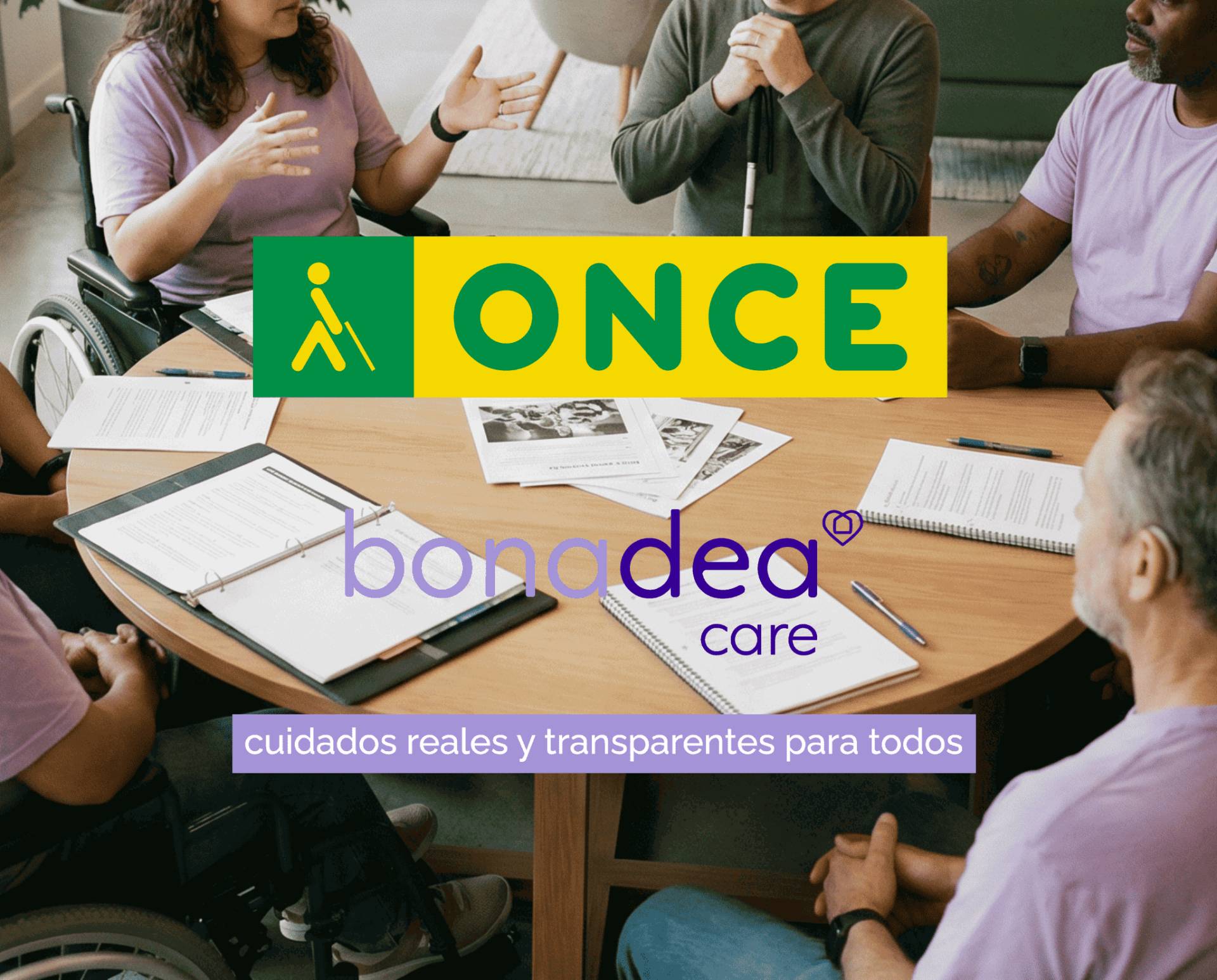 ONCE y Bonadea Care refuerzan la atención domiciliaria para personas con discapacidad visual