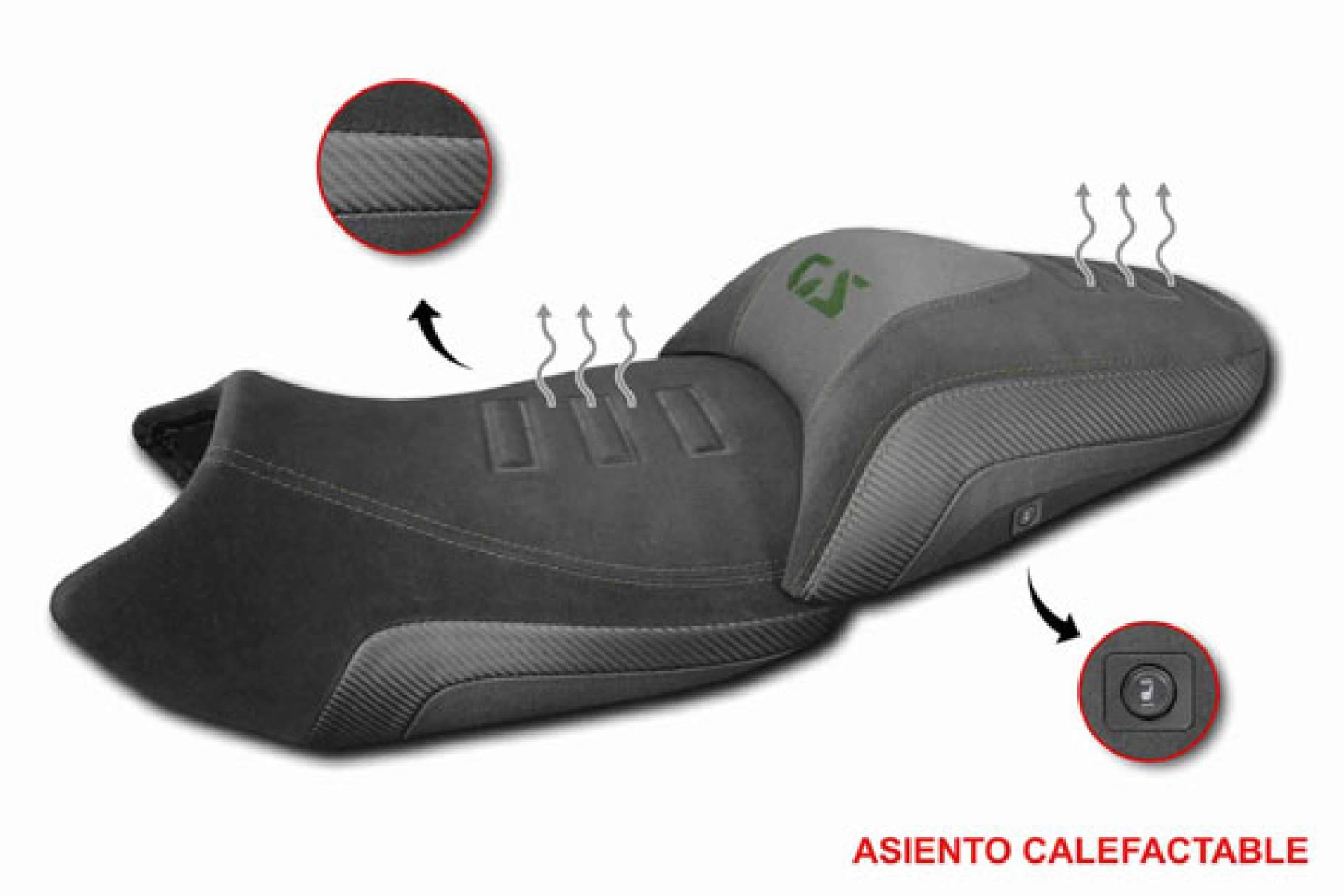 Asientos de moto calefactables; JM-FUNDAS apuesta por el confort a medida para rutas en invierno