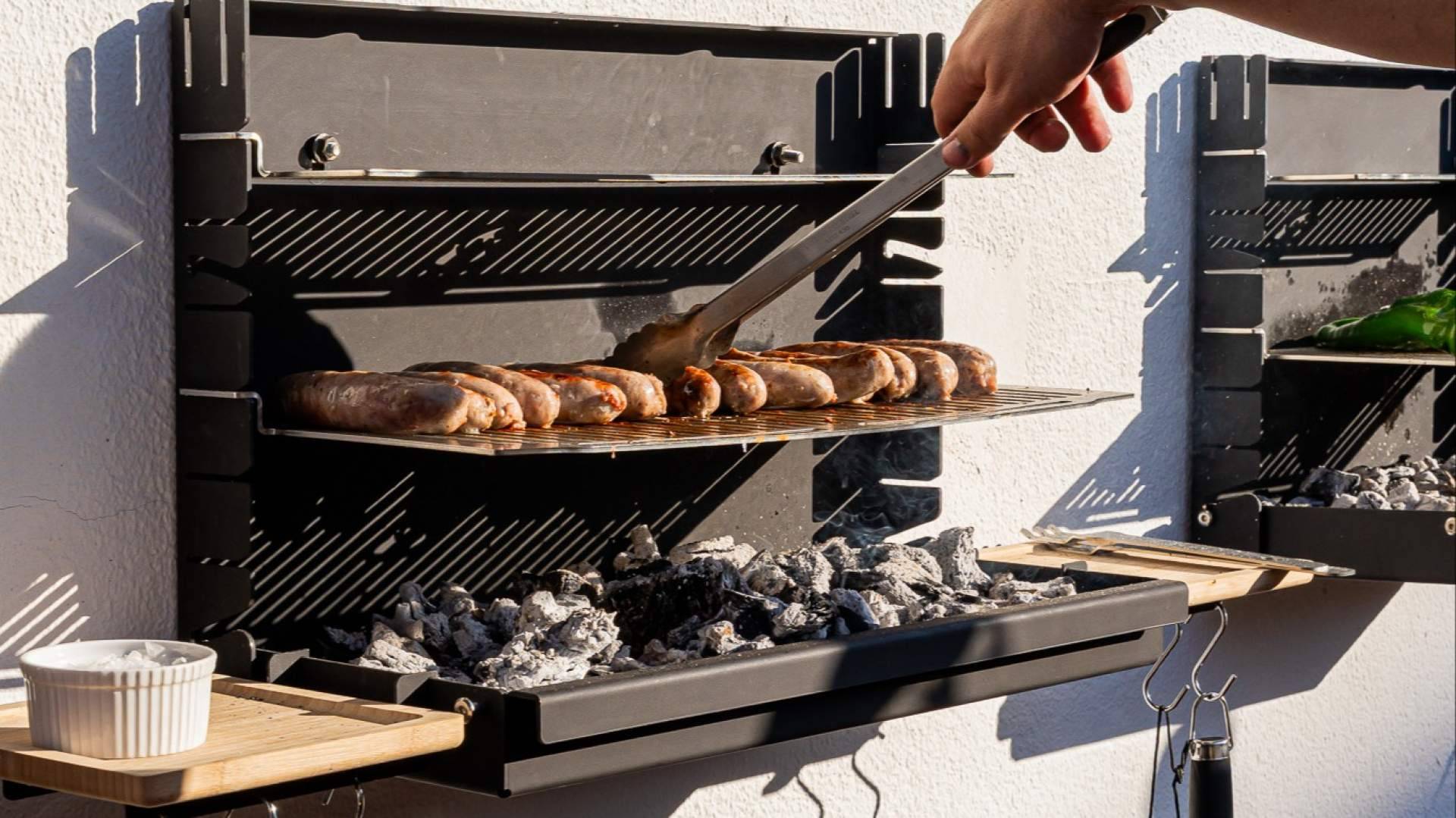 HIDDEN BBQ una barbacoa urbana pensada para usarse, limpiarse fácil y desaparecer cuando terminas