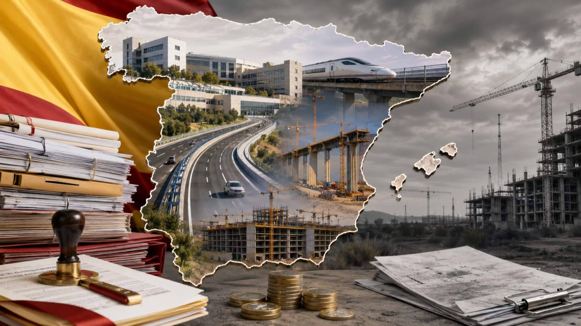 España alcanza los 180.600 millones en licitaciones públicas, pero deja desiertos 4.011 millones