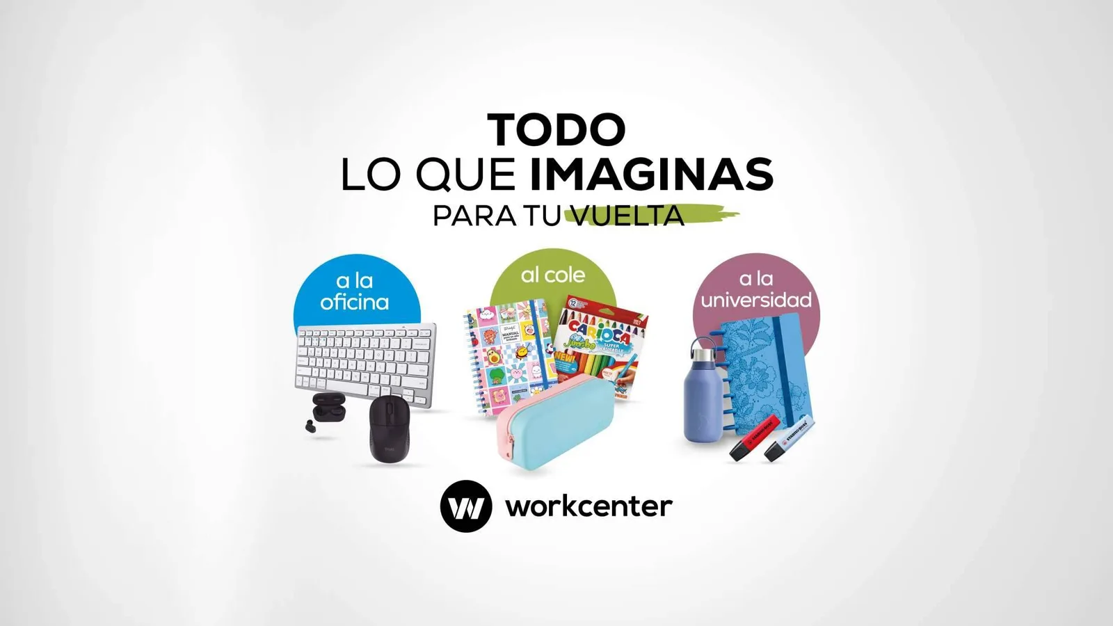 La campaña Vuelta al Cole 2026 de Workcenter reúne tecnología, papelería y material escolar en sus tiendas de Madrid y Barcelona